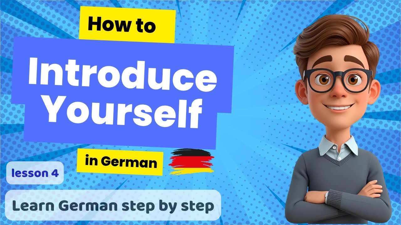 German for Beginners: Sich vorstellen, How to introduce yourself in German | Deutsch lernen Lesson 4