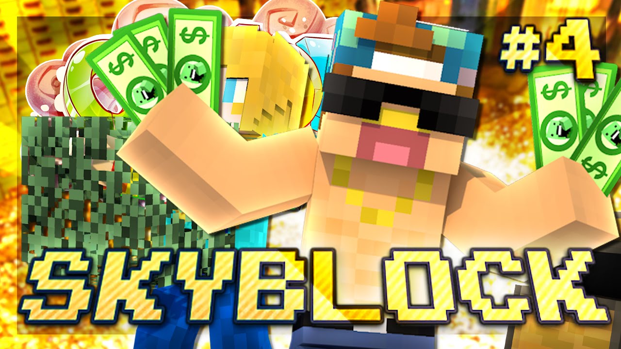 GETTIN' RICH! | SKYBLOCK | EP 4 | Lollipop SkyBlock CandyCraft Server