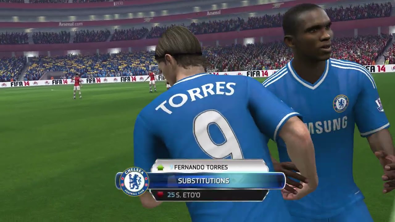 FIFA 14 - Arsenal vs Chelsea - 2K settings