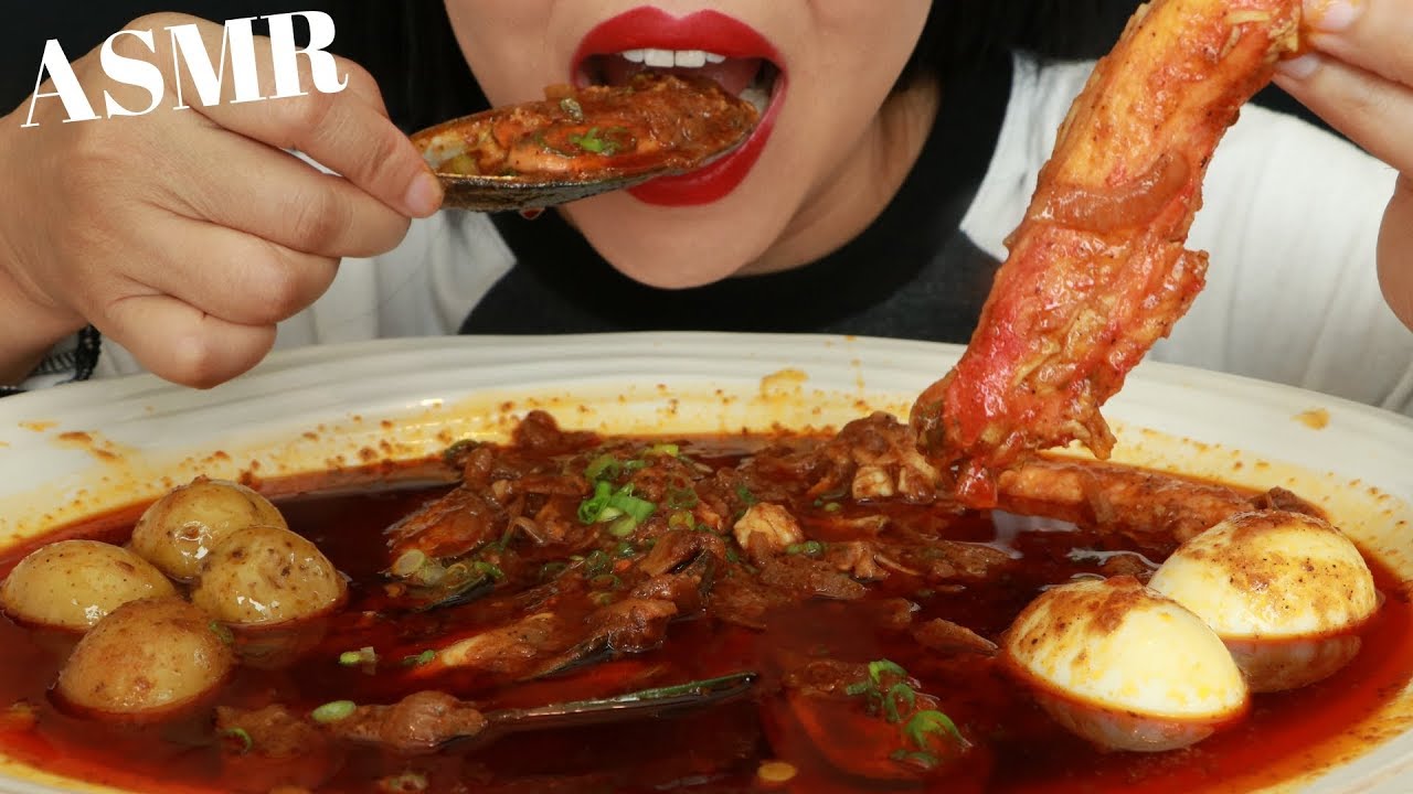 KING CRAB LEGS & MUSSELS IN BLOVES SAUCE ~ ASMR (No Talking)