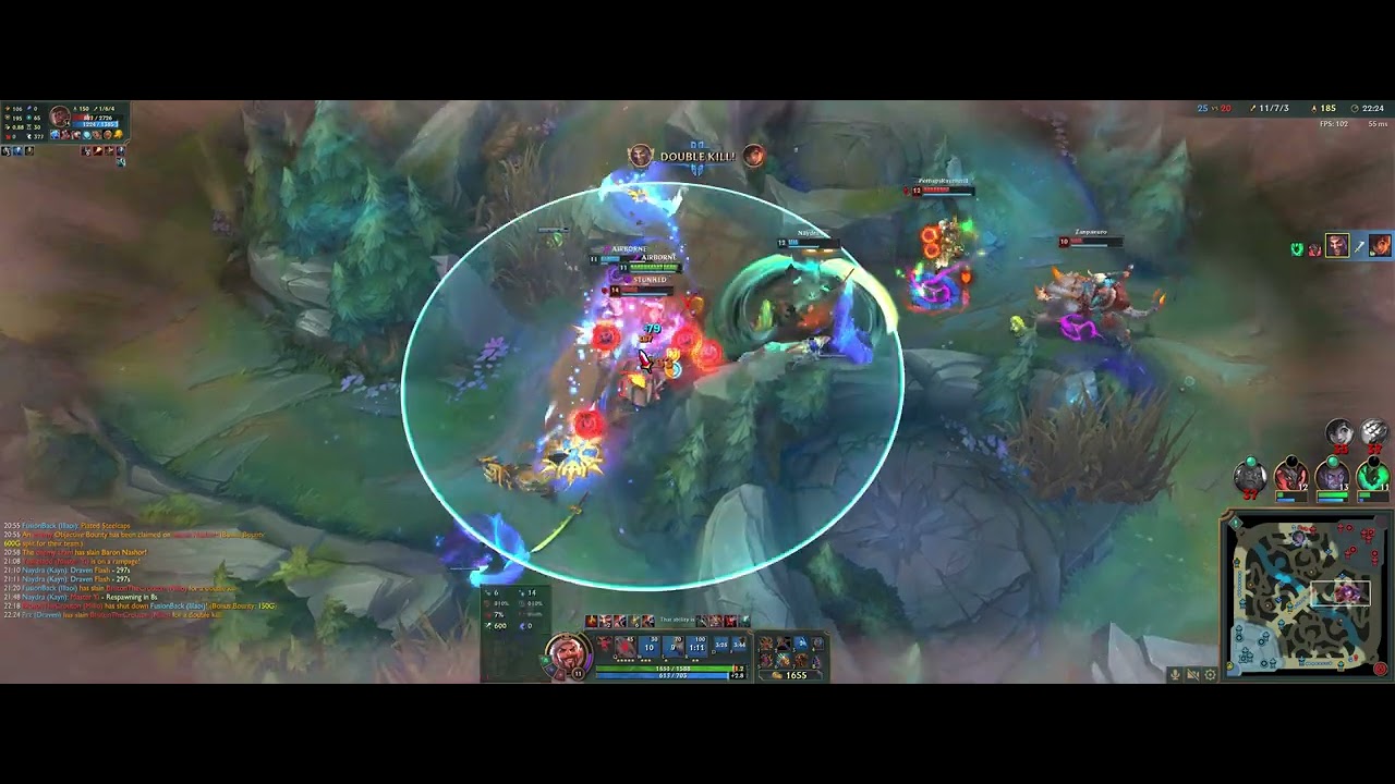 [League of Legends] draven ranked flex pentakill - season 13