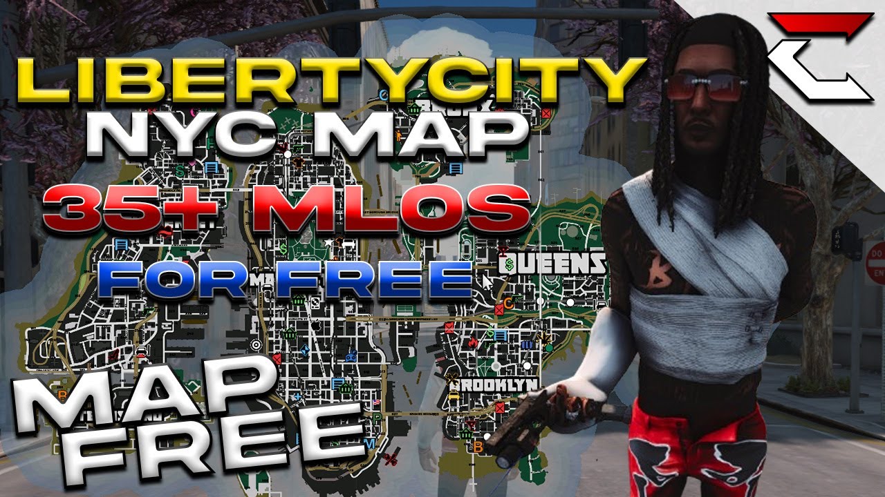 NewYork/Liberty City NYC FREE FiveM Server Best ESX & QB CORE  / FiveM NYC MAP 40+ MLOS For FREE