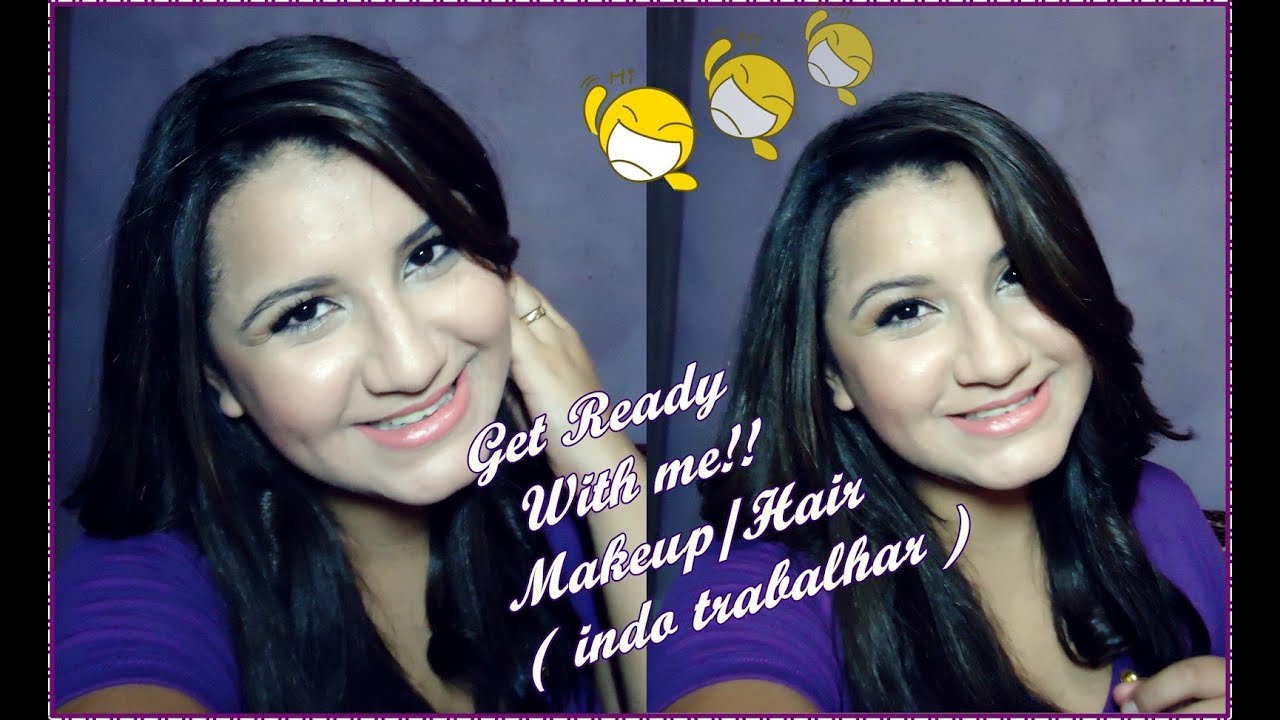 Get Ready With Me!! Makeup/Hair - Trabalho by JessicaFernanda