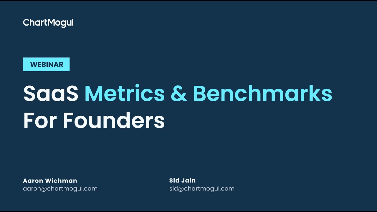 SaaS Metrics and Benchmarks &mdash; Based on Thousands of SaaS Businesses