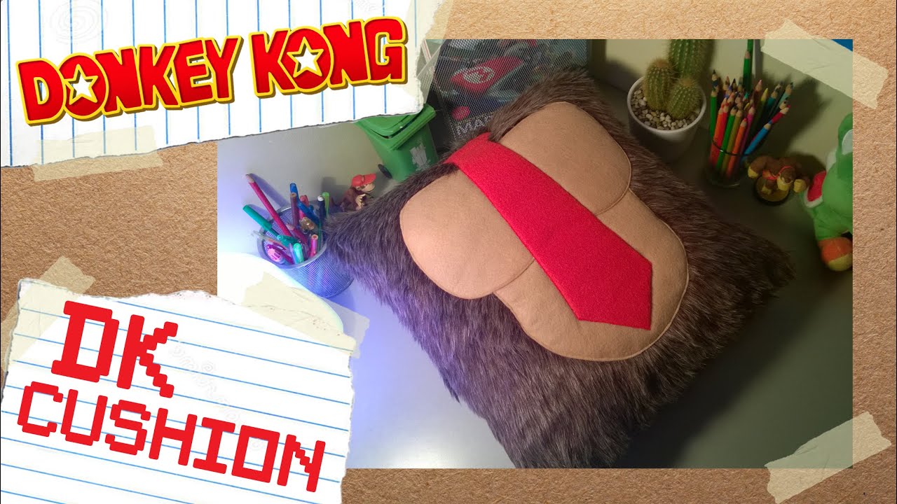 Donkey Kong Cushion DIY Tutorial