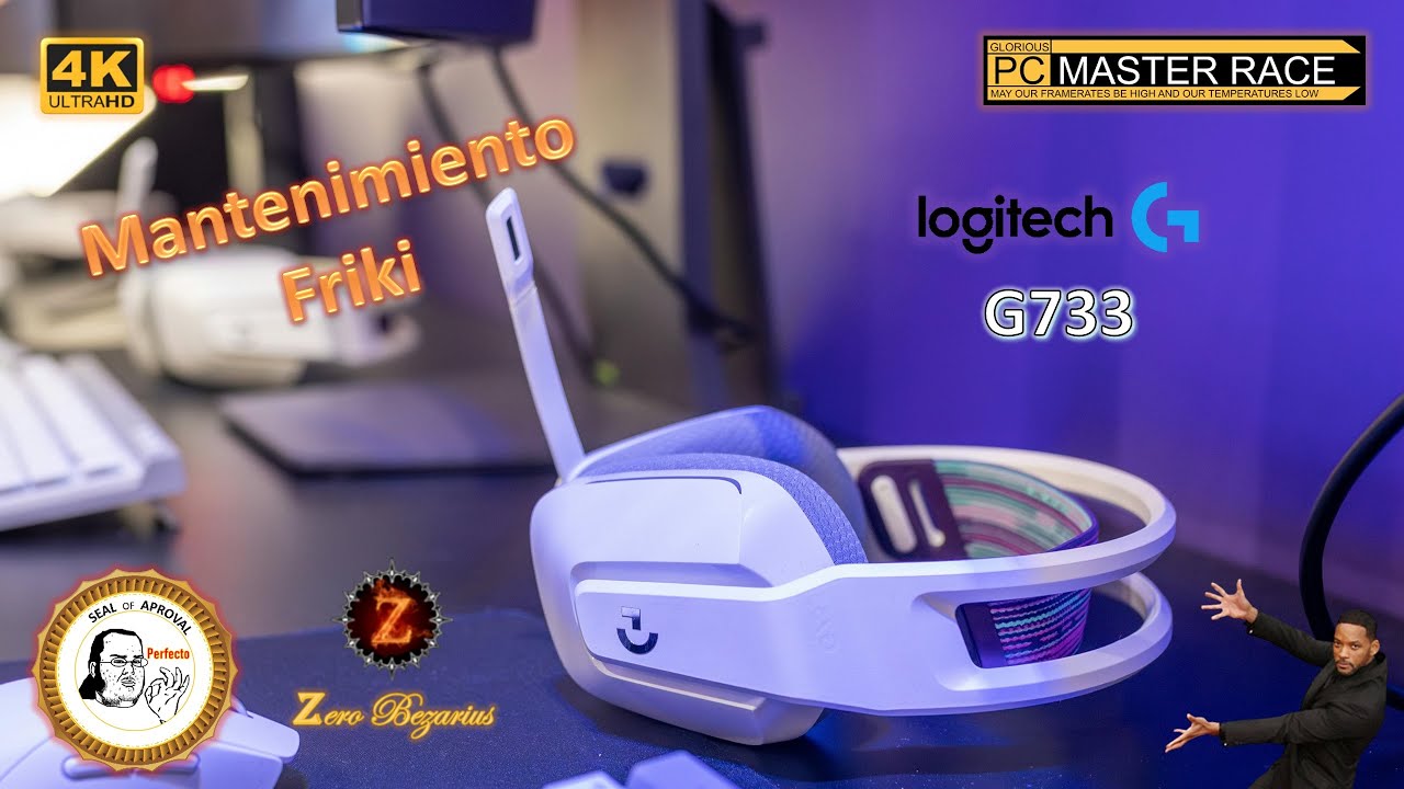 Auricular Logitech G733 - Cambio de Almohadillas y Cinta de Suspensión
