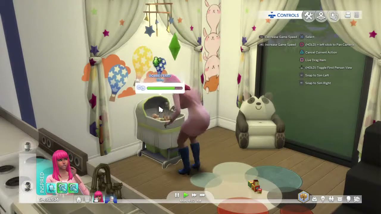 The 100 baby challenge|The Sims 4 PS4  (No cheats)