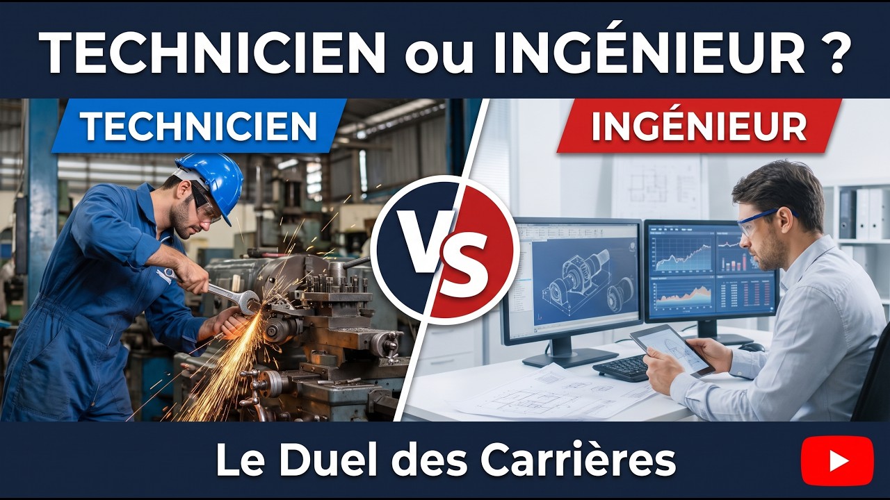 Technicien 👷‍♂️ ou Ingénieur 👨‍💻