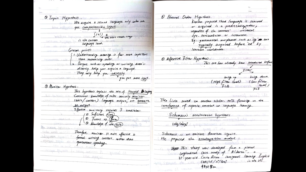 Literature Review and Krashen's Input Hypothesis in Research on Language Anxiety and Enjoyment