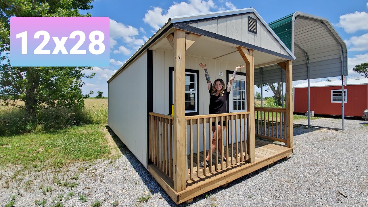 12x28 SHED TO HOUSE/ OFF GRID TINY HOUSE