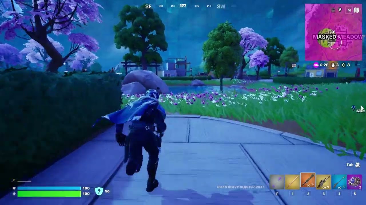 Fortnite - actual footage of gunplay in the end circle for once