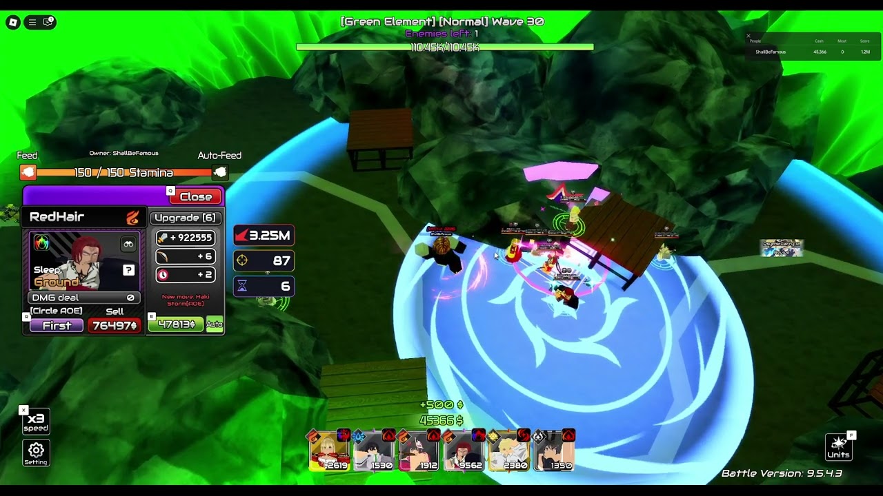 Umu Damage Farm | Anime World Tower Defense