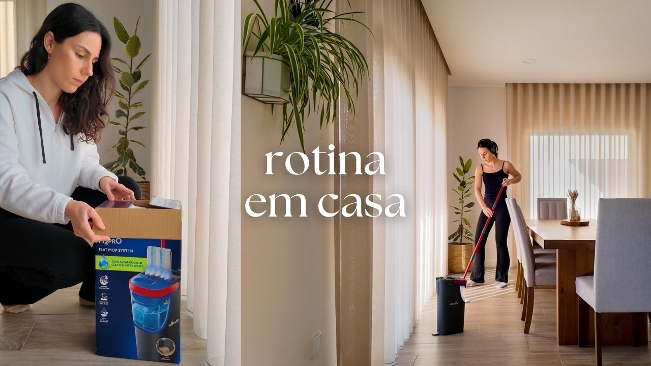 Uma semana intensa, limpeza da casa e nova mopa que estou a testar
