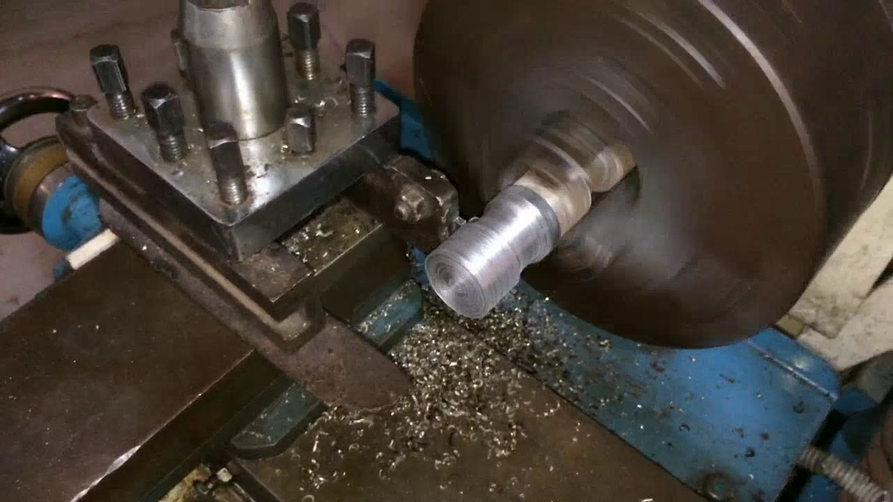 Lathe machine operation Facing, Turning, Grooving and knurling