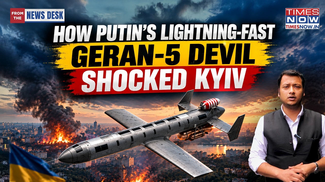 Inside Putin's Lightning-Fast Geran-5 'Flying Devil': Russian Blitzkrieg Shocks Ukraine, Cities