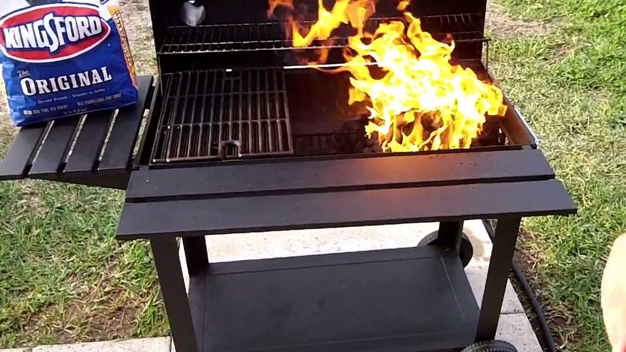 How to light a BBQ Charcoal Barrel Grill