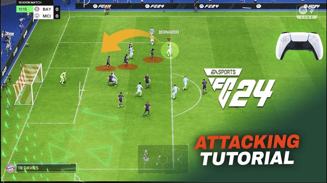 MOST META NEW ATTACKING MOVE IN EA FC 24 TUTORIAL!! HOW TO DRIBBLE WITH EASE IN FC 24!!