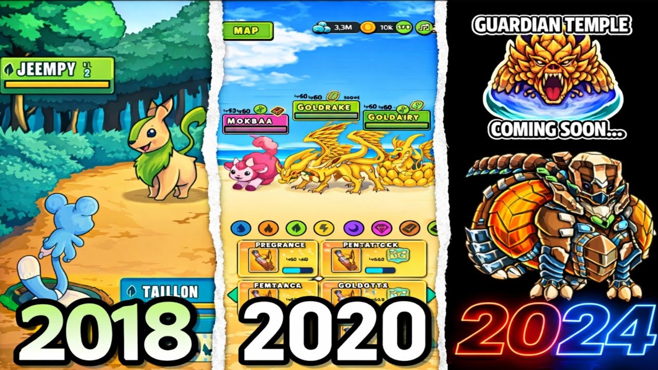 Old Version Vs New Version History of Dynamons World Kannada 