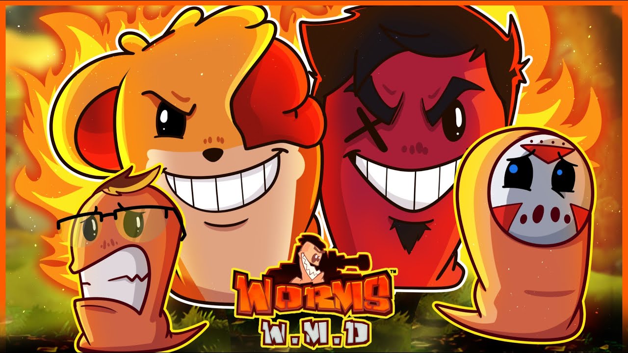 THE WORST BUT BEST GAMEPLAY YOU WILL EVER SEE [WORMS W.M.D] w/Cartoonz, Del, Kyle
