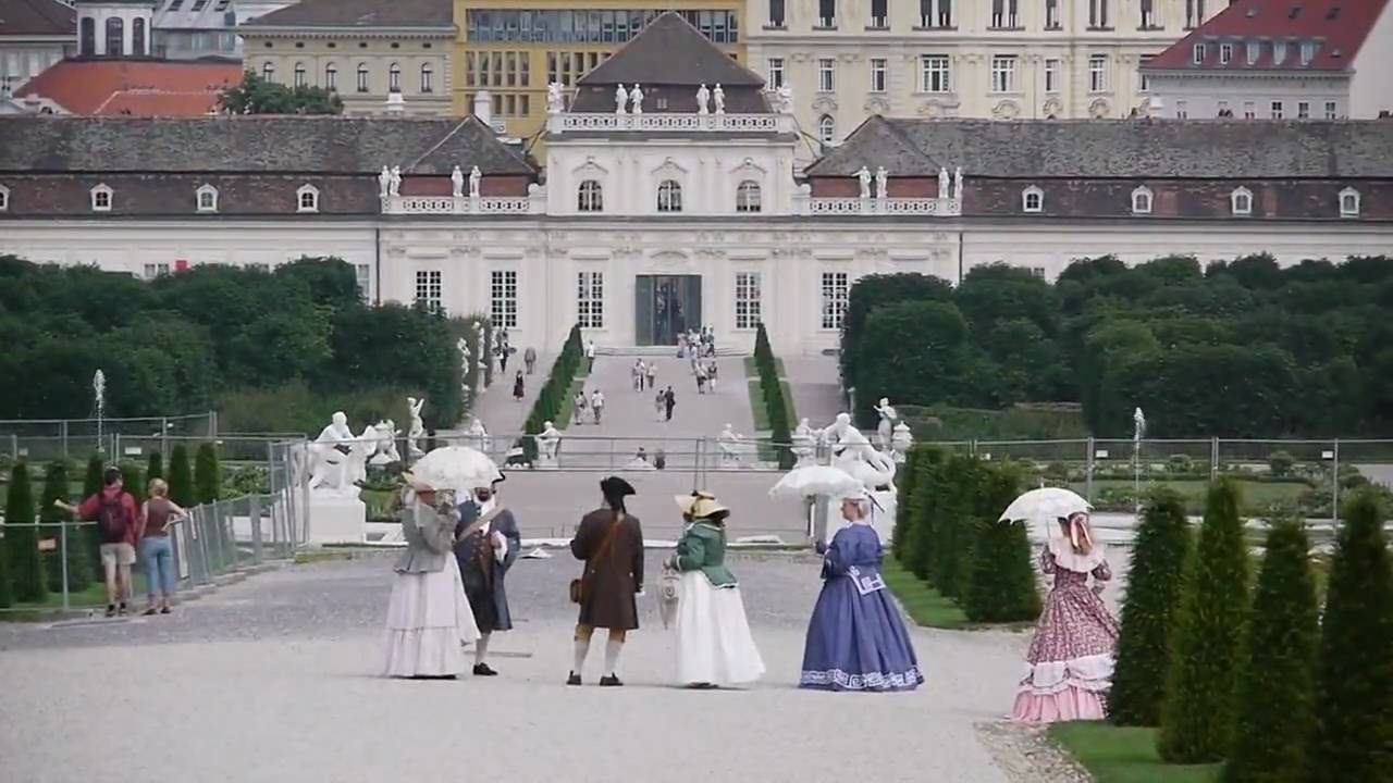 The castle Belvedere Wien/Austria, filmed with Lumix GH1