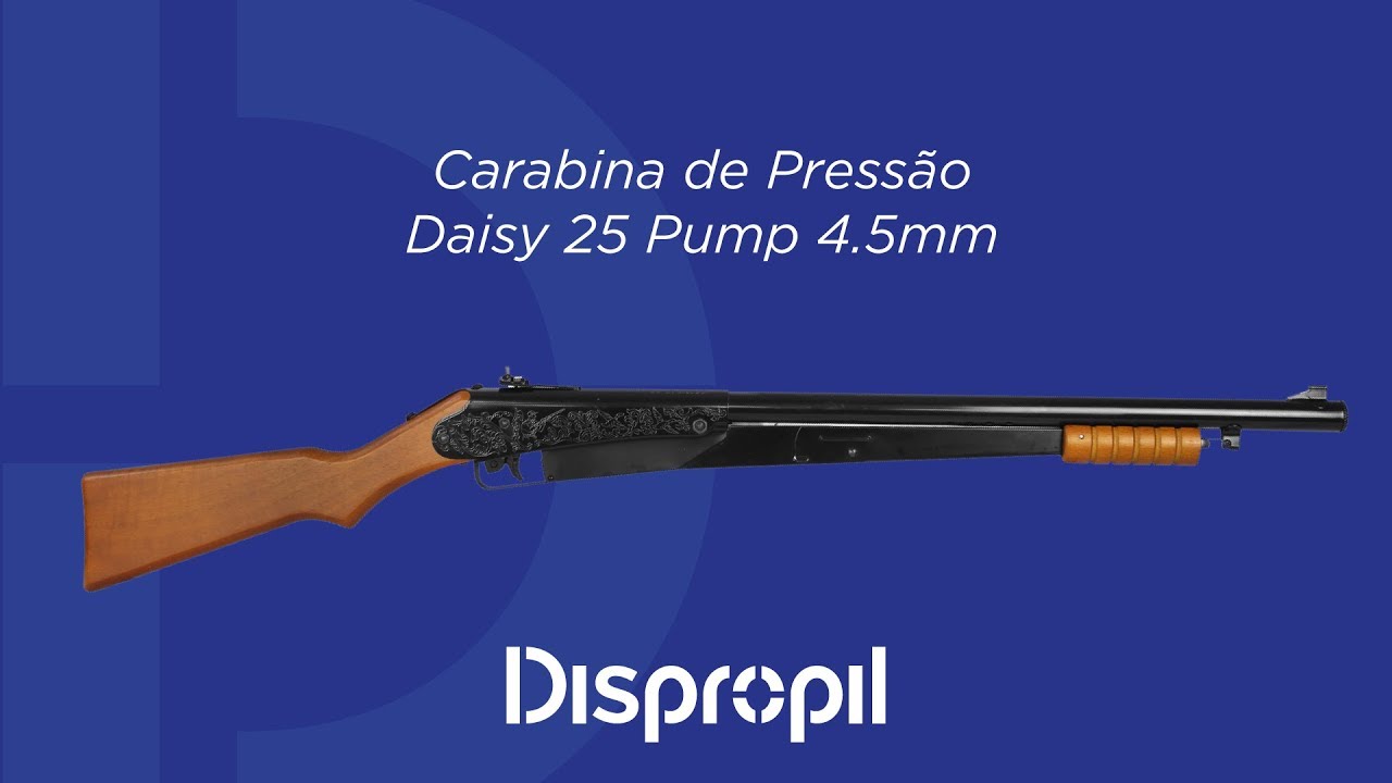 Review Carabina de Pressão Daisy 25 Pump 4.5mm