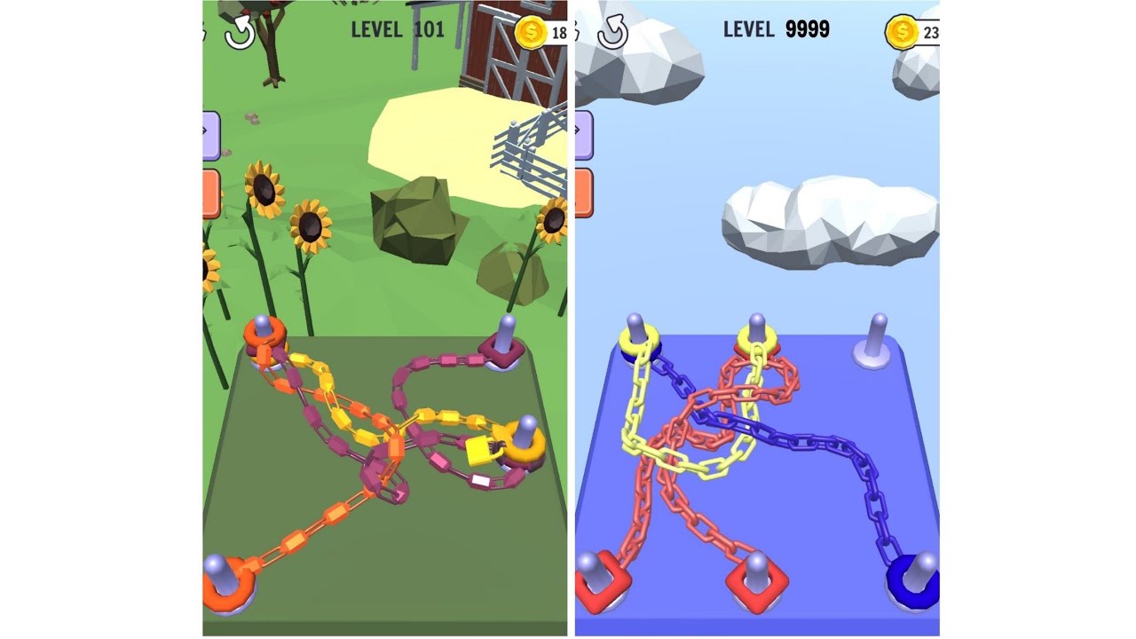 Go knots 3D Gameplay levels 9999😯