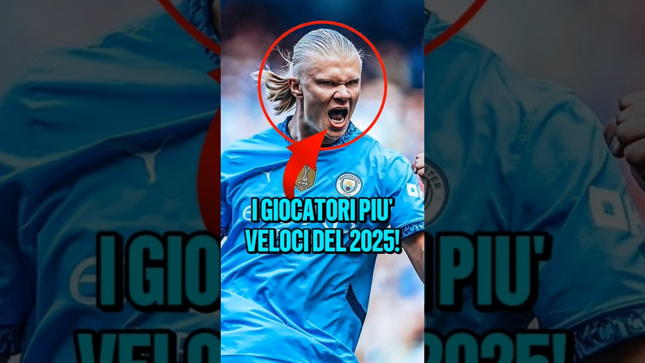 I giocatori pi&ugrave; veloci del 2025😱🚀