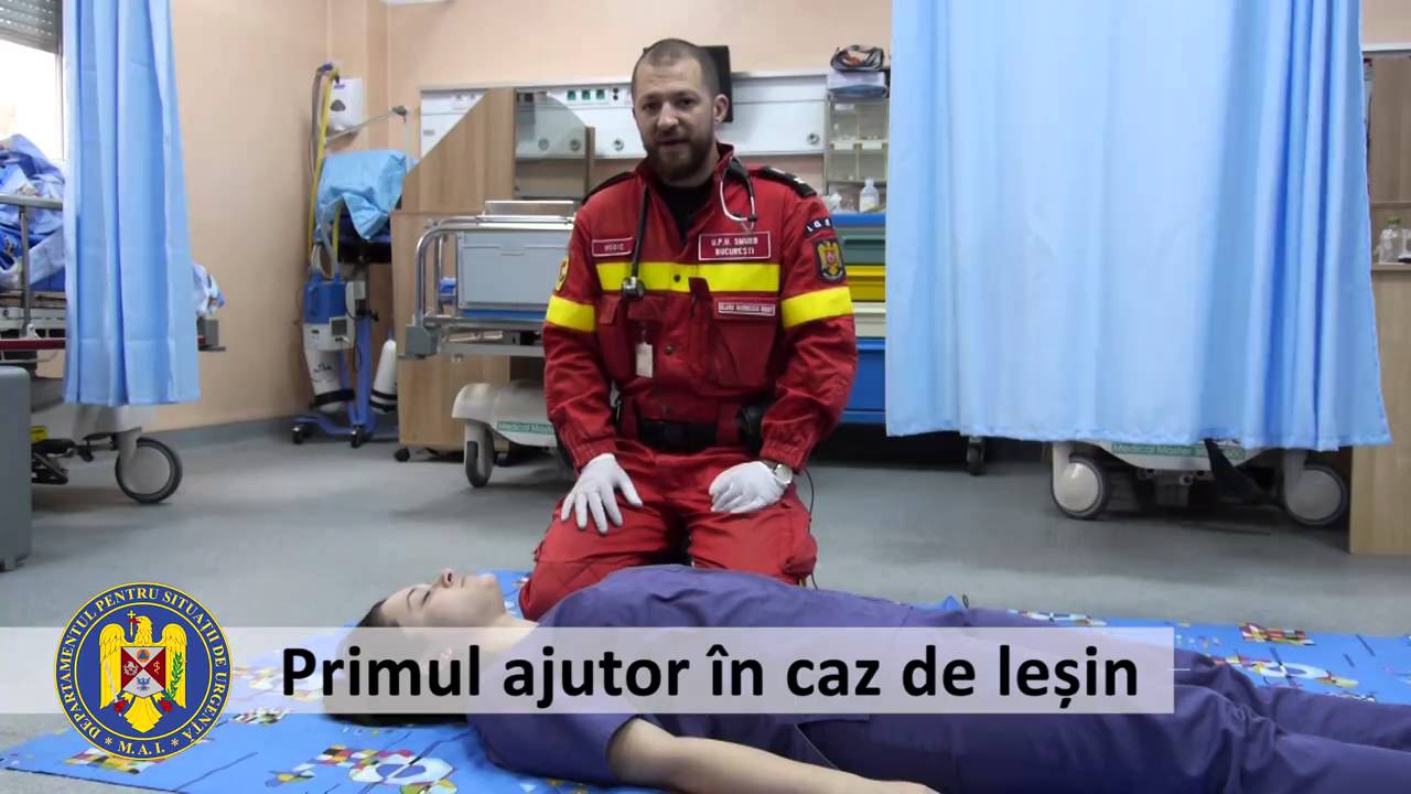 Primul ajutor în caz de leşin