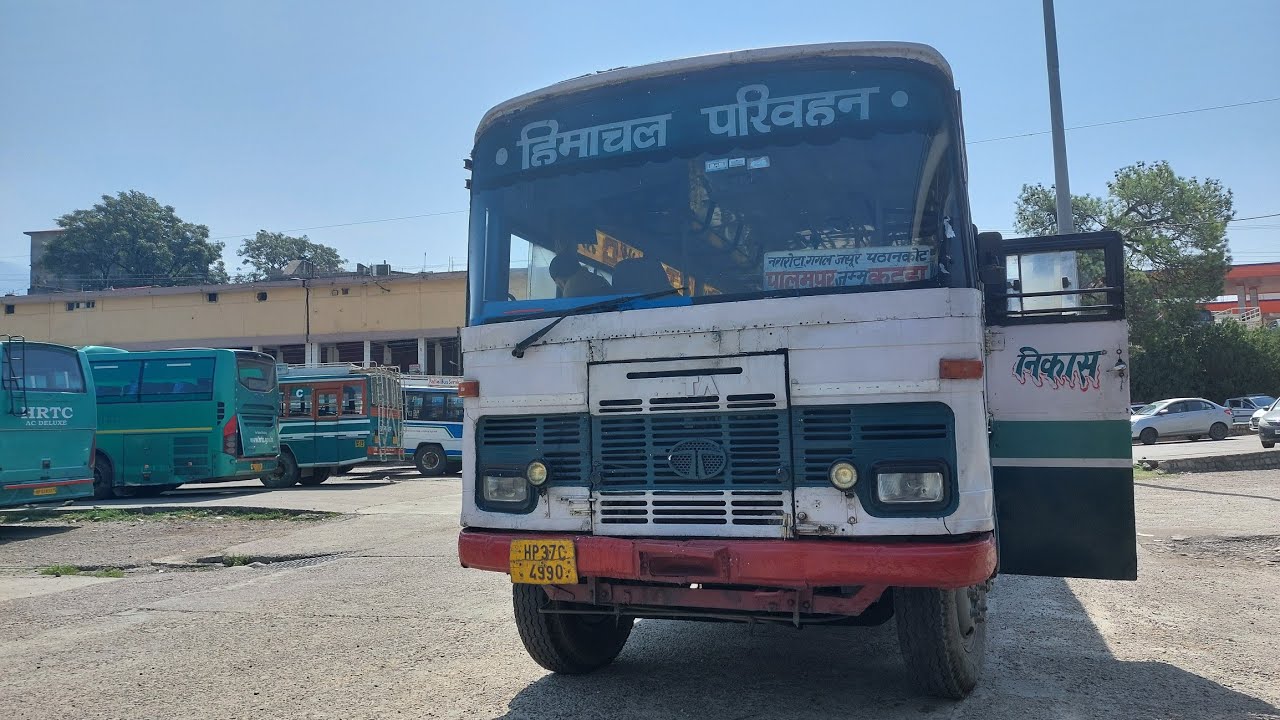 Palampur to Nagrota Hrtc bus l HRTC PALAMPUR to KATRA l Bus Wale Bhaiya