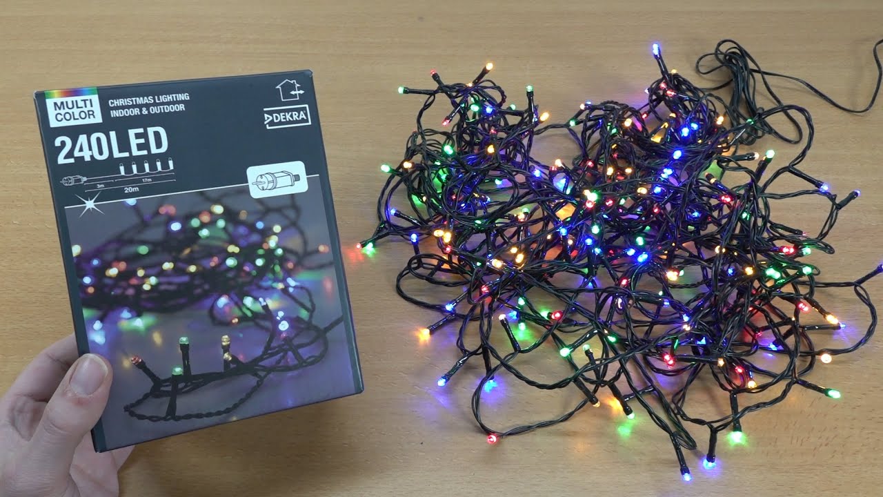 Multi Color Action 240 LED Kerst Verlichting 👌
