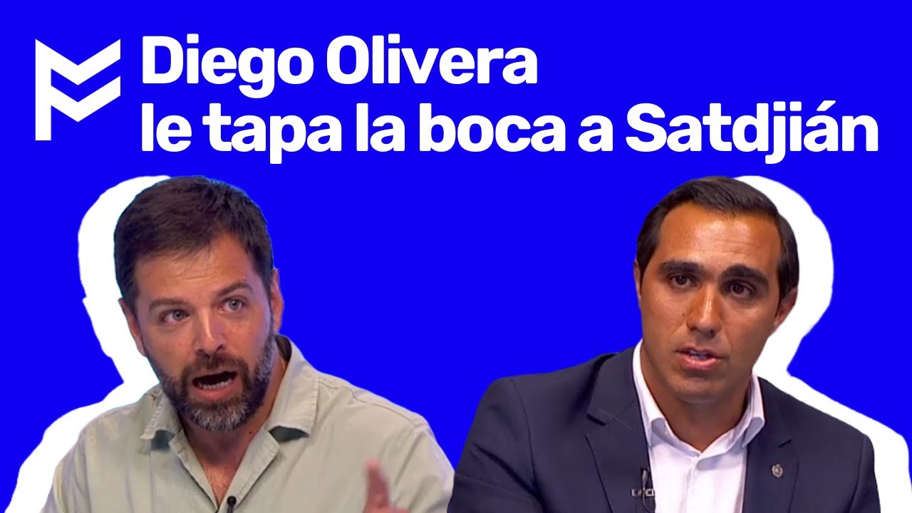 Diego Olivera le tapa la boca a Satdji&aacute;n