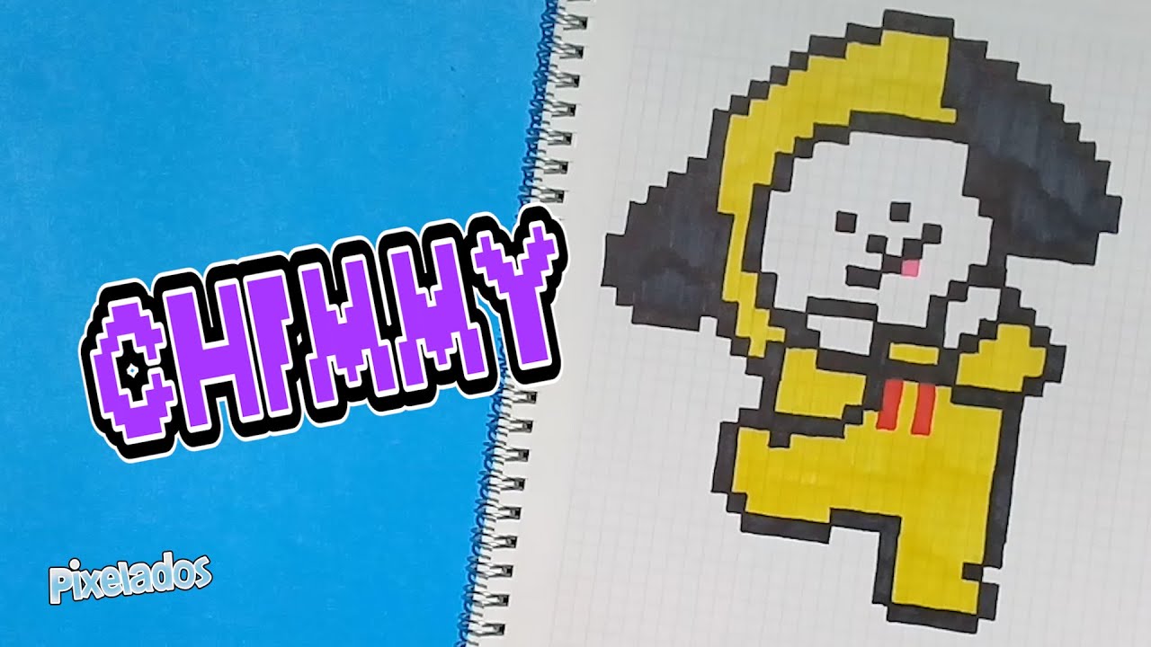 COMO DIBUJAR CHIMMY PIXEL ART - PIXELADOS