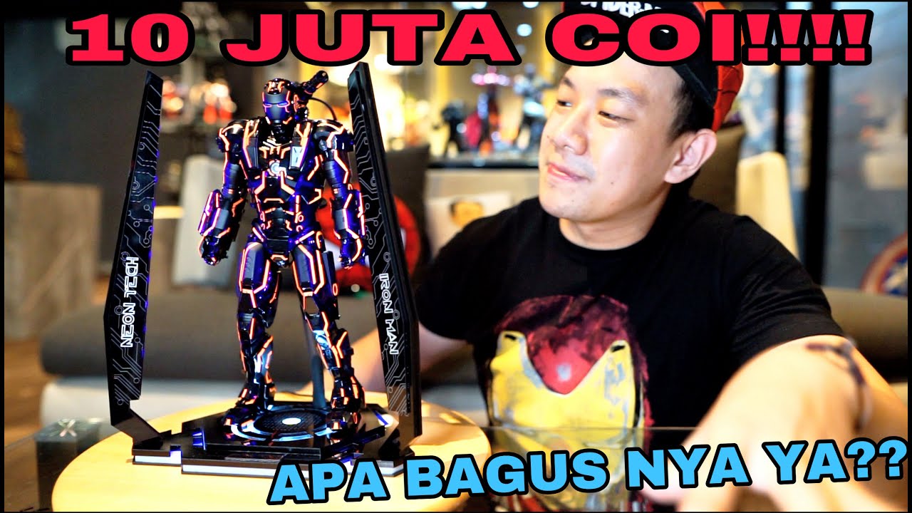 EXCLUSIVE COII!! KEREN GAK TAPI?? UNBOXING HOTTOYS WAR MACHINE NEON!! BISA NYALA SIH, TAPI...