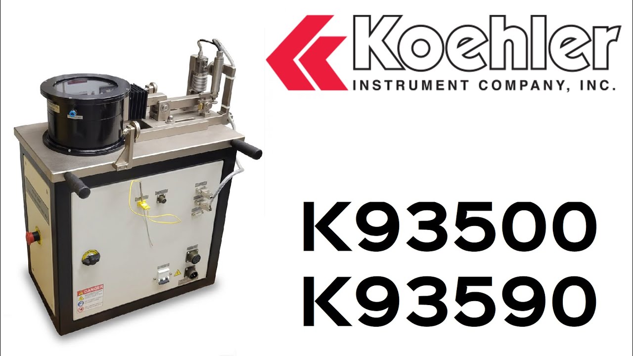 K93500, K93590 - Pin on Disc Apparatus (Operational Video) [English]