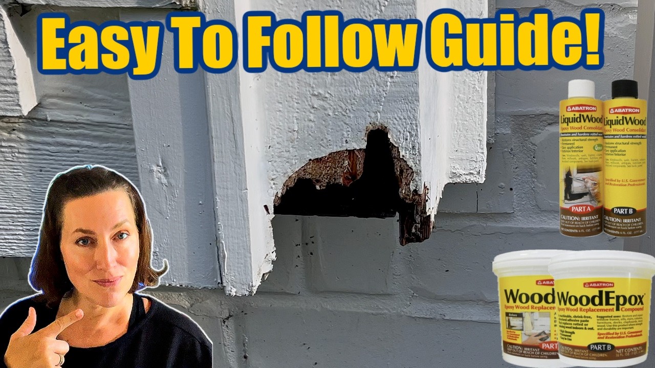 How To Repair Rotting Wood Without Replacing It (Using Abatron's WoodEpox & Liquid Wood)