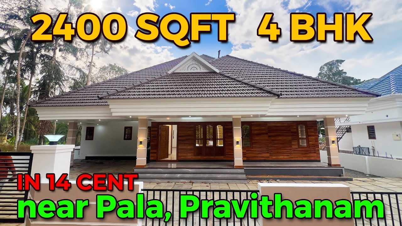 പാലായിൽ 2400sqft 4BHK മനോഹരമായ വീട്  beautiful home near Pala. For sale enquiries ☎️8921758725