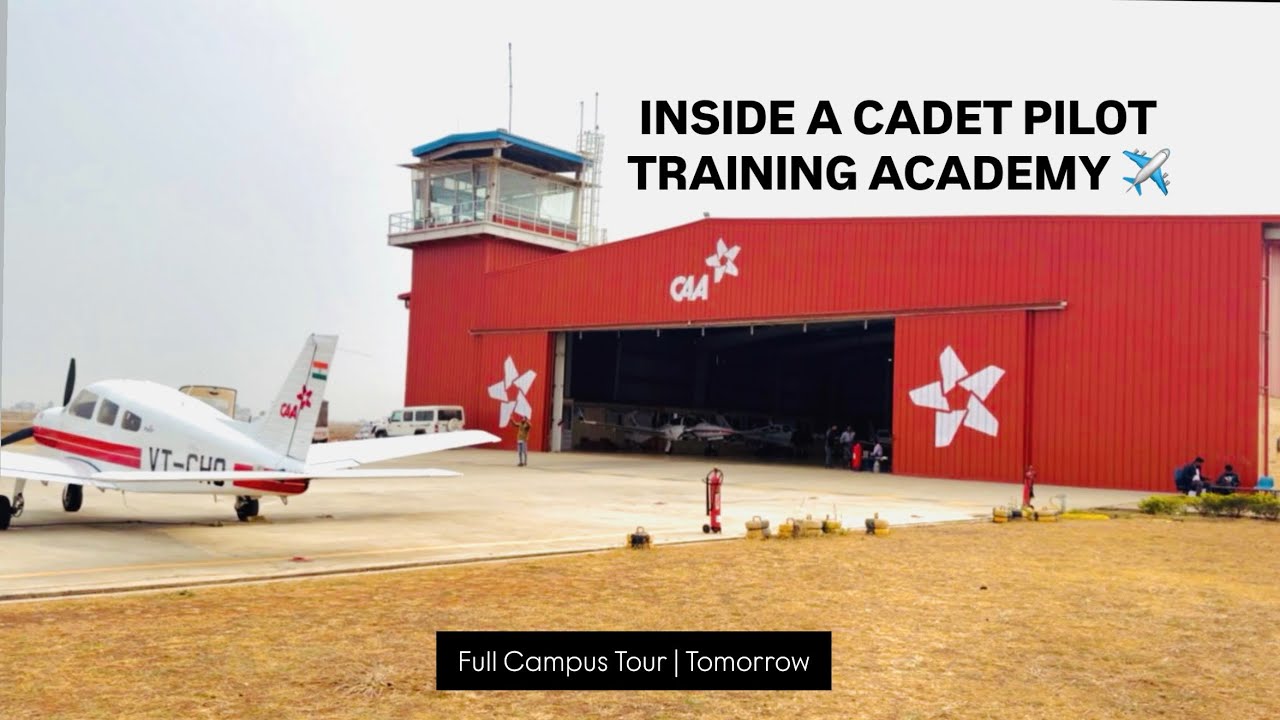 Inside a Cadet Pilot Training Academy in India ✈️ | Campus Tour Trailer 