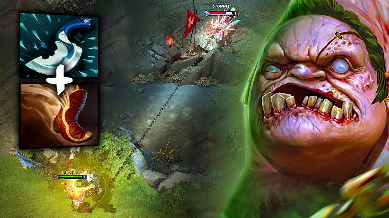 Вот это да! Blink Dagger + Boots of Travel за 10 минут 🔥🔥🔥 Pudge 38 убийств, Rampage Dota 2