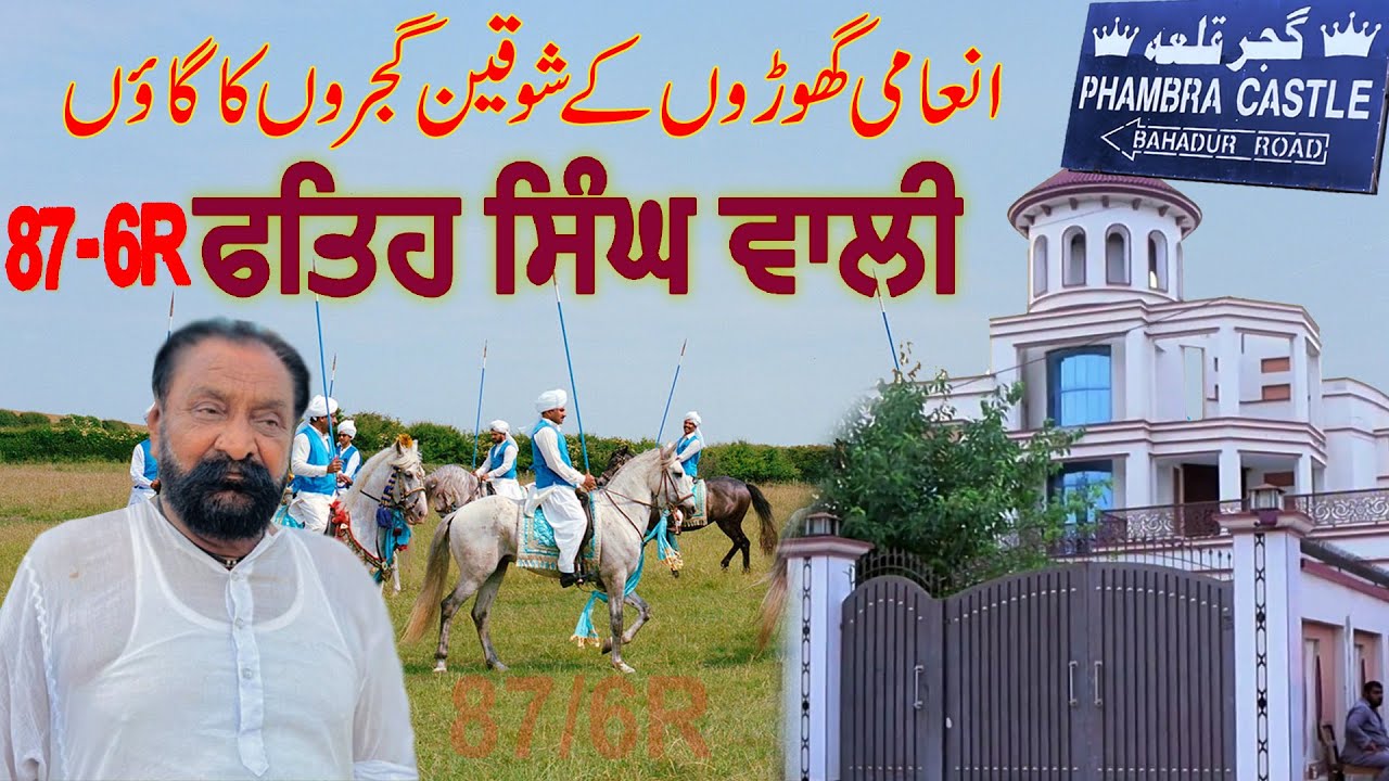 87/6R ਫਤਿਹ ਸਿੰਘ ਵਾਲੀ | Sahiwal Da Sohna Pind | Dulla Araien Saved Fateh Singh | Horse Lovers Gujjar