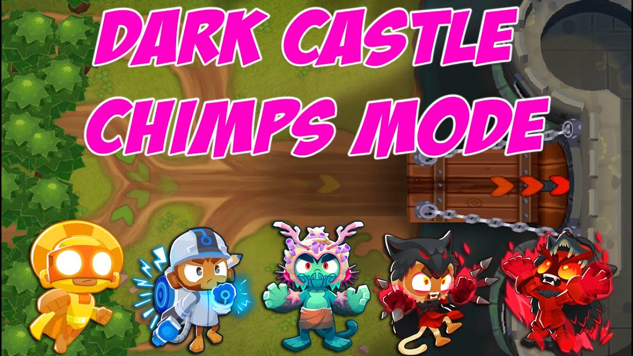 Bloons TD 6 - Dark Castle  - CHIMPS Mode With Obyn Greenfoot, Avatar Of Wrath and Sun Avatar!
