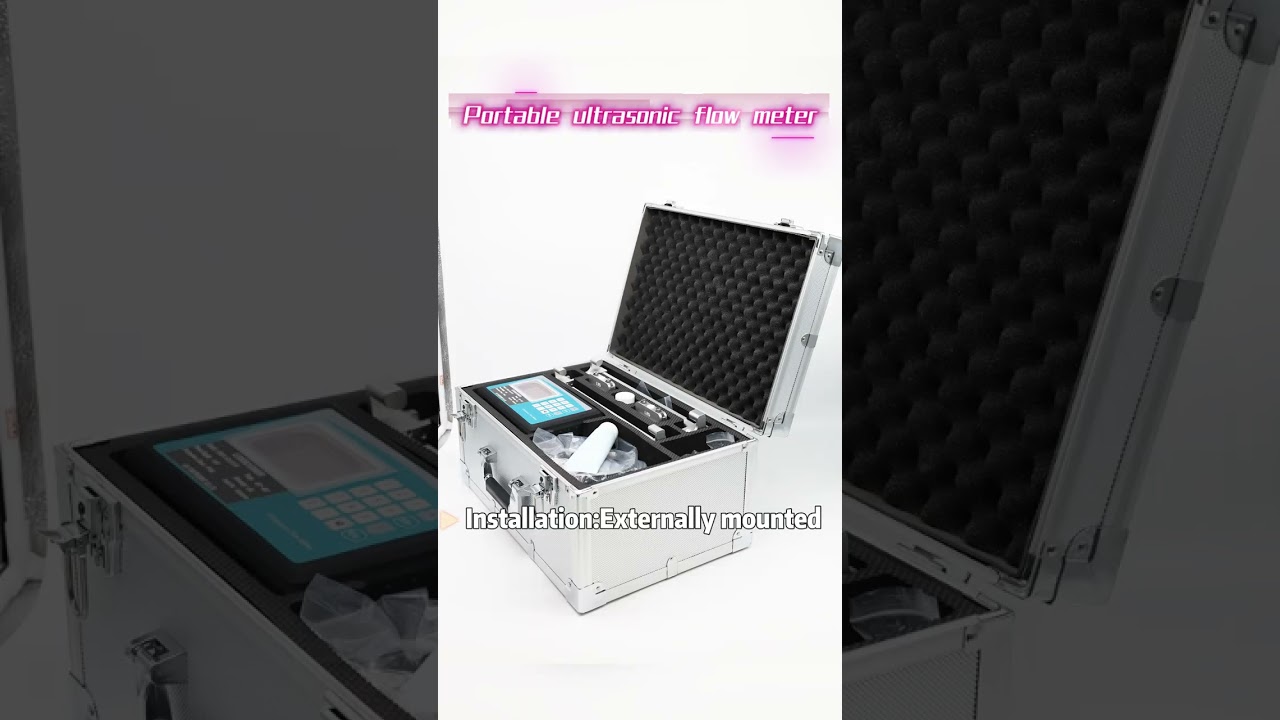 Portable Ultrasonic Flow Meter for water, sewage, lubricating oil, diesel oil measurement