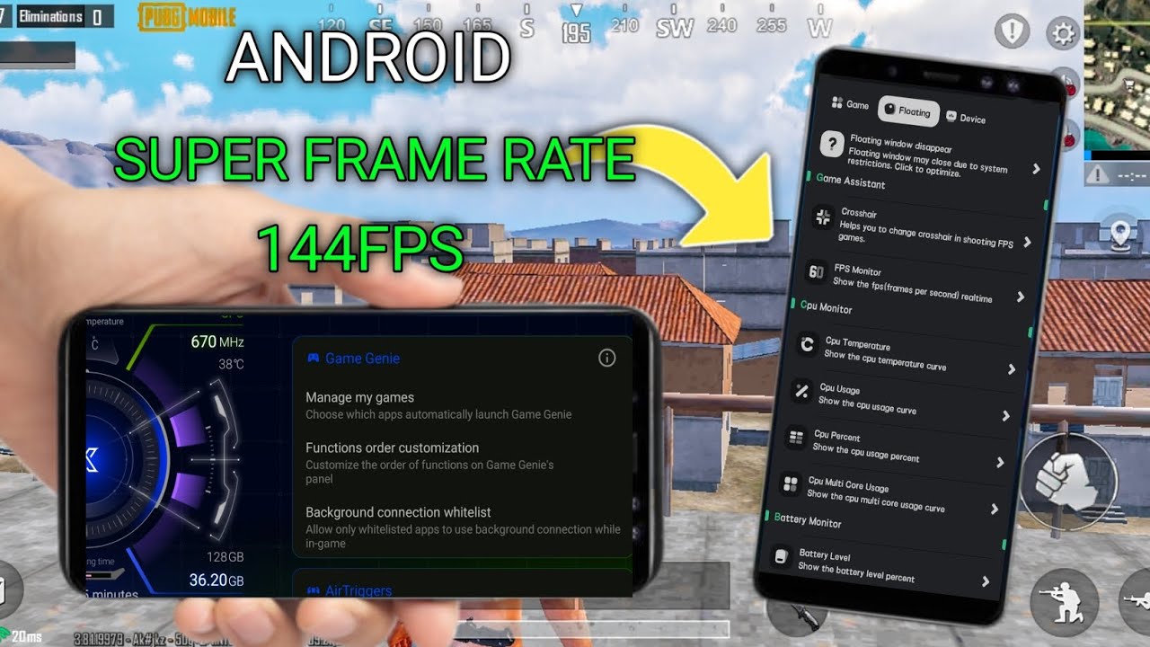 Unlock 120fps Android + Frame Rate 144FPS No-Root 100% Working | Max FPS Fix Lag - No Root
