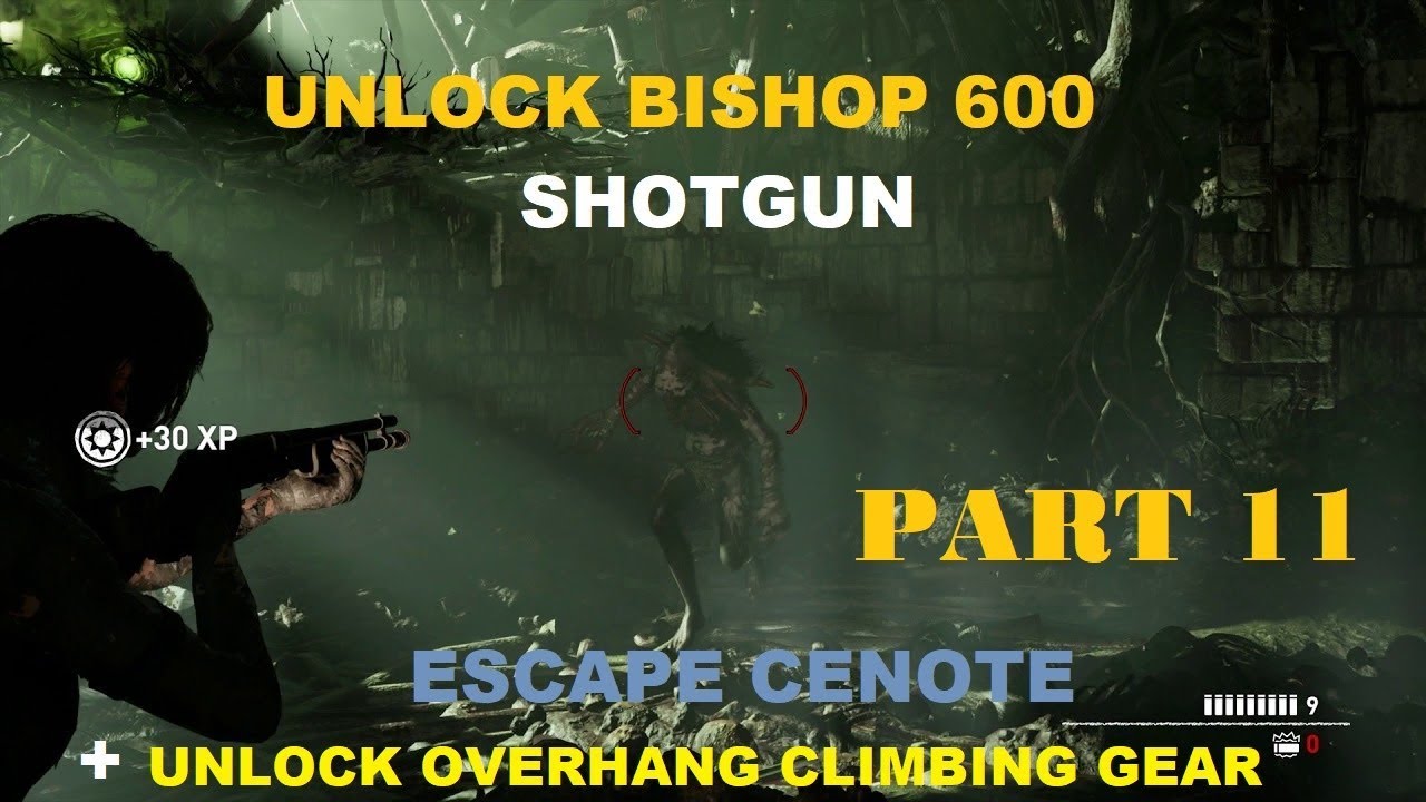 Shadow of the Tomb Raider: Escape The Cenote Ambush | Bishop 600 Shotgun Location (Part 11)