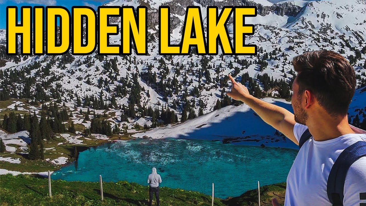 Hidden Lake in the Swiss Alps | Hiking in the Swiss Alps | Seebergsee Switzerland | DJI Mavic Mini