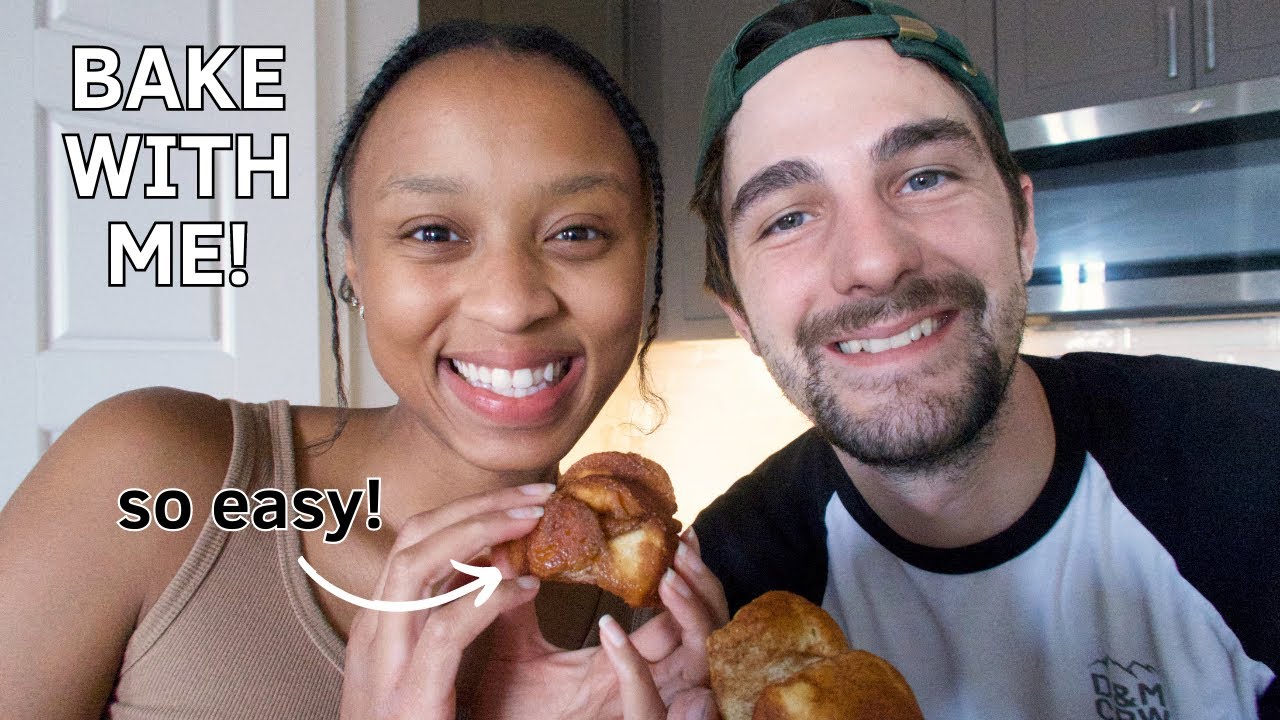 Monkey bread muffins! Bake with me! | Destiny & Mitch