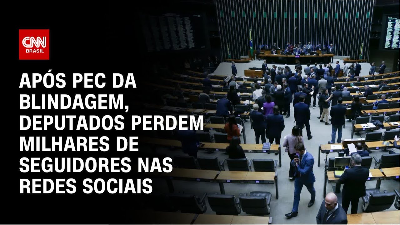 Ap&oacute;s PEC da Blindagem, deputados perdem milhares de seguidores nas redes sociais | CNN ARENA