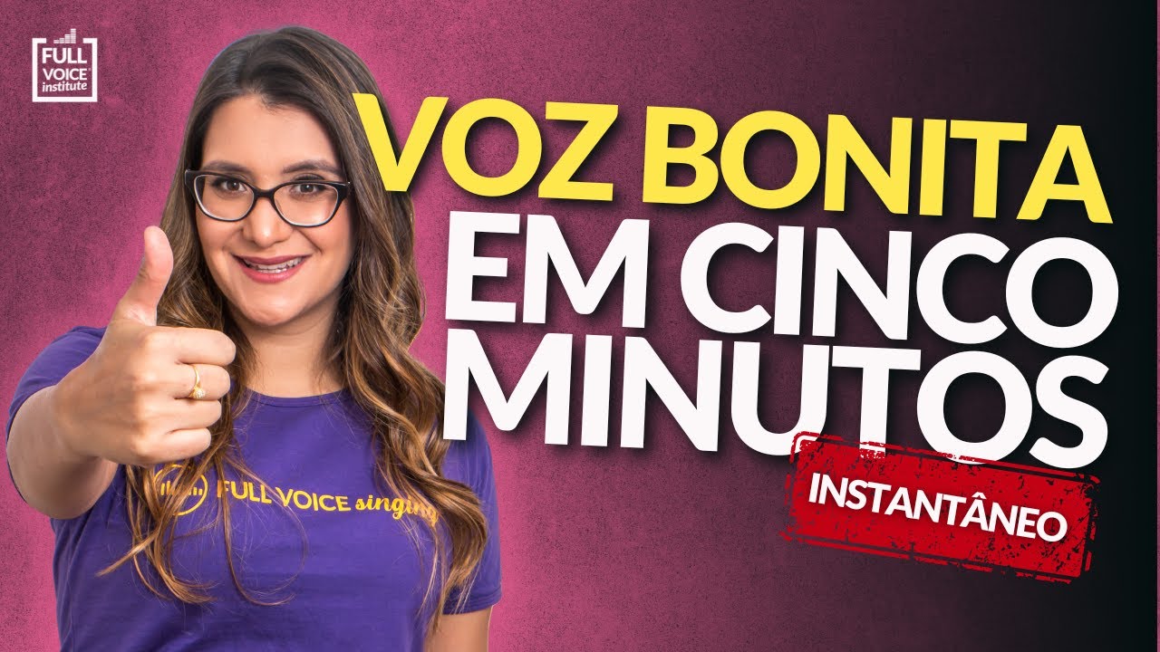 Como ter a VOZ BONITA para cantar em 5 minutos [RESULTADO NA HORA]