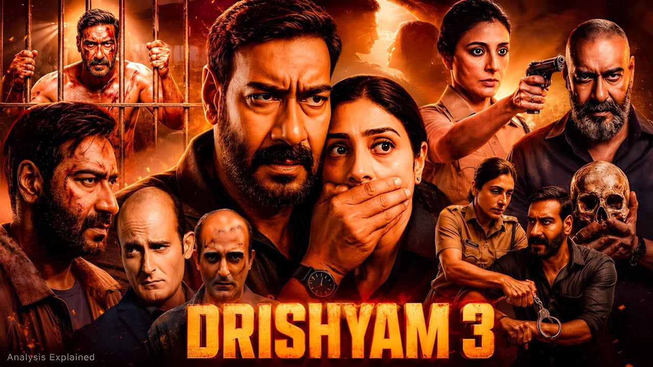 Drishyam 3 Movie 2026 | Ajay Devgn | Akshaye Khanna | Ahlawat Joins | All Details And Deep Analysis