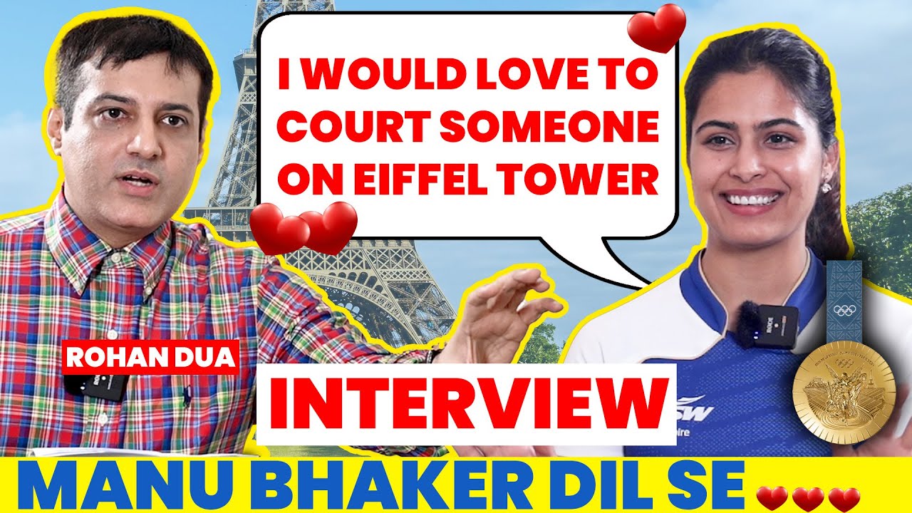 Manu Bhaker Interview| Shares Her Love Interest, Olympics; On School Maths, Neeraj Chopra| Rohan Dua