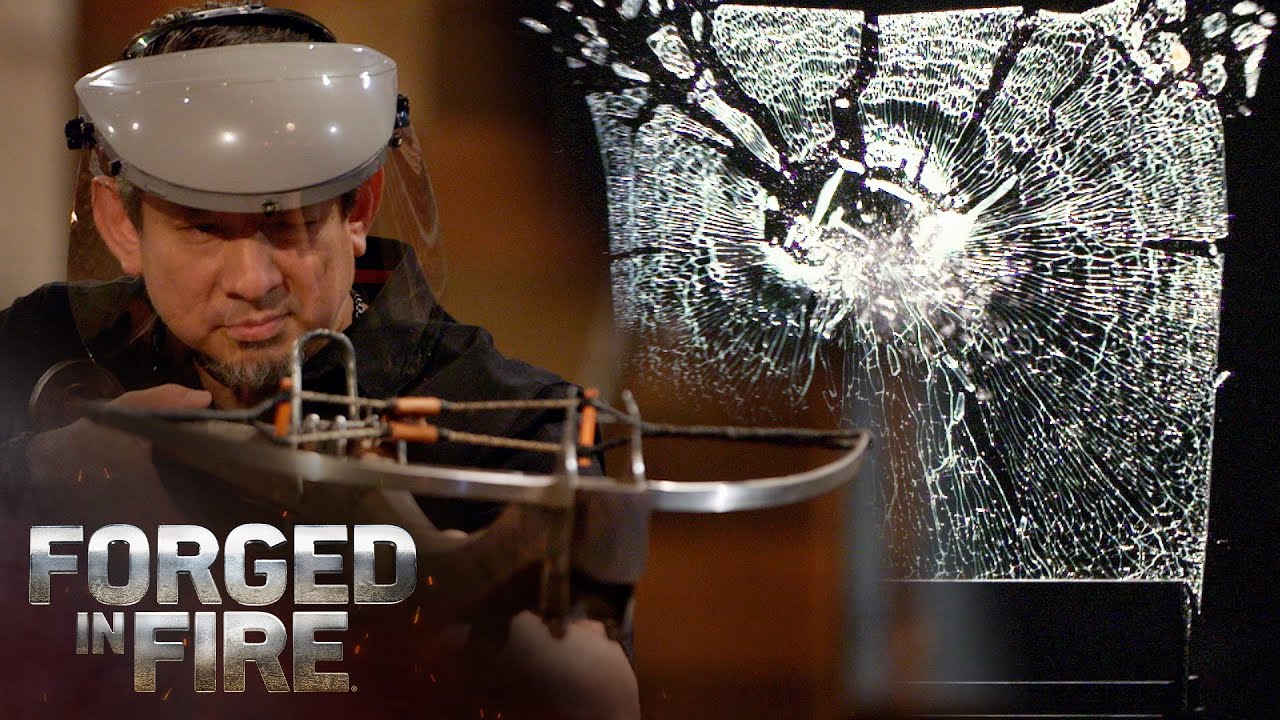 SAFETY ALERT! Rock Throwing Crossbow's DANGEROUS Discharge (Season 7) | Forged in Fire